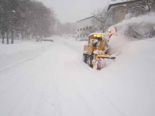 市道除雪・ロータリー除雪作業